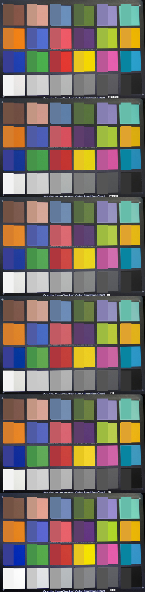 S5Pro의 색상 특성