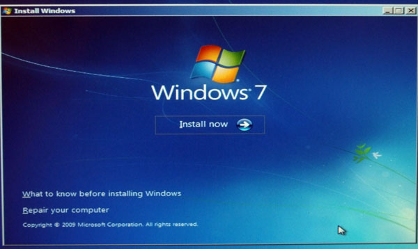 빌립 S5 Windows7 설치 #1 –&nbsp;OS설치