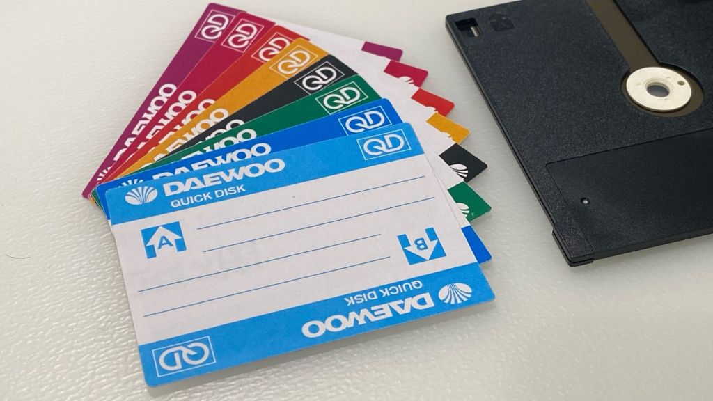 대우전자 QUICK DISK&nbsp;레이블