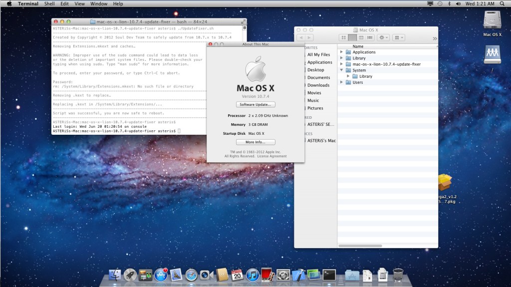 VMware Workstation8에서 Mac OS X Lion 10.7.4 업데이트&nbsp;방법