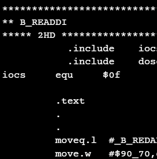 $42 : B_READDI : X68000 IOCS&nbsp;CALL
