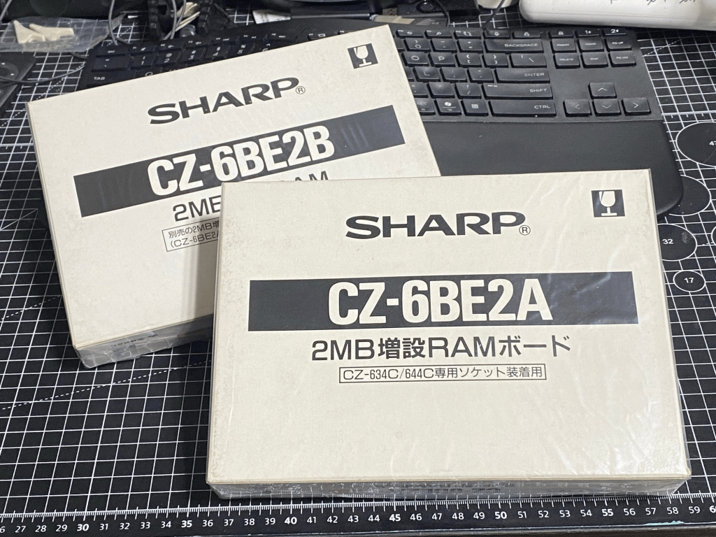 XVI용 내부 증설 RAM 보드 & RAM : CZ-6BE2A &&nbsp;CZ-6BE2B
